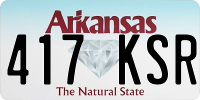 AR license plate 417KSR