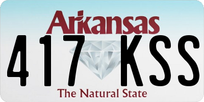 AR license plate 417KSS