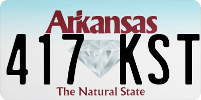 AR license plate 417KST