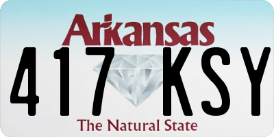 AR license plate 417KSY