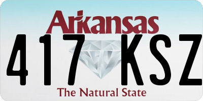 AR license plate 417KSZ