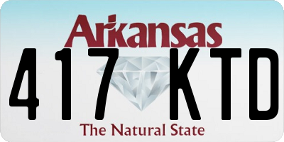 AR license plate 417KTD