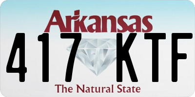 AR license plate 417KTF