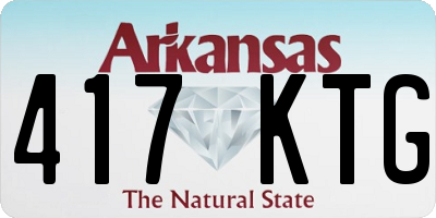 AR license plate 417KTG