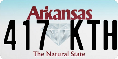 AR license plate 417KTH