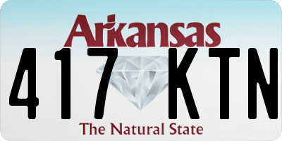 AR license plate 417KTN