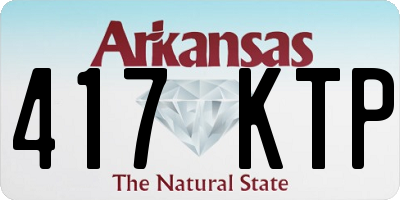 AR license plate 417KTP