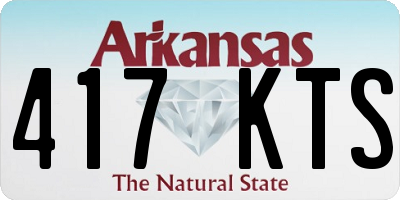 AR license plate 417KTS