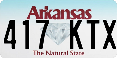AR license plate 417KTX