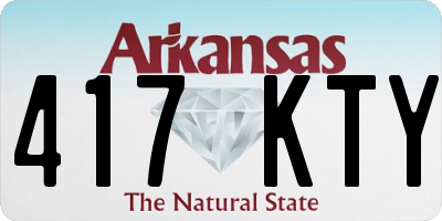 AR license plate 417KTY