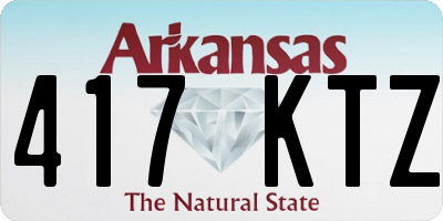 AR license plate 417KTZ