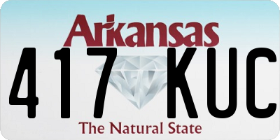 AR license plate 417KUC