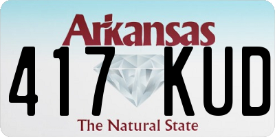 AR license plate 417KUD