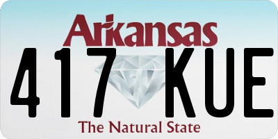 AR license plate 417KUE
