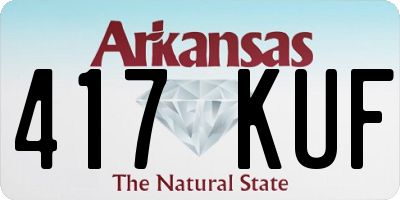 AR license plate 417KUF