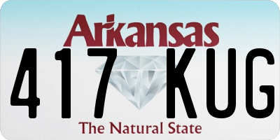 AR license plate 417KUG