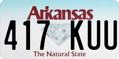 AR license plate 417KUU