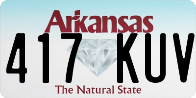 AR license plate 417KUV