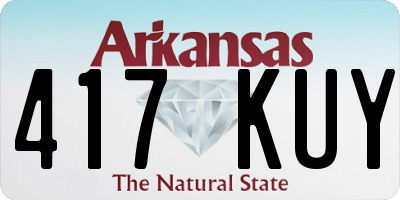 AR license plate 417KUY