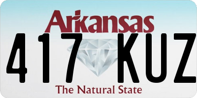 AR license plate 417KUZ