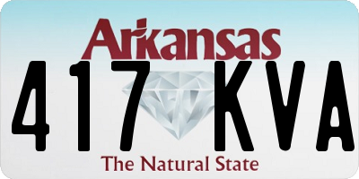AR license plate 417KVA