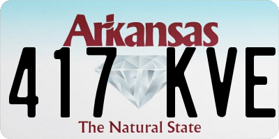 AR license plate 417KVE