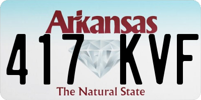 AR license plate 417KVF