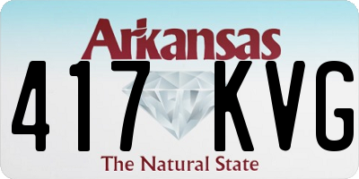 AR license plate 417KVG