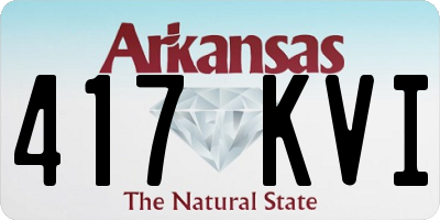 AR license plate 417KVI
