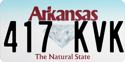 AR license plate 417KVK