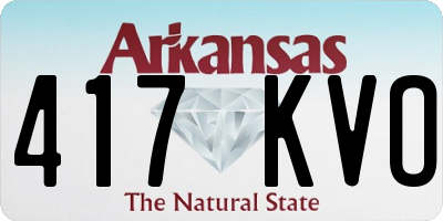 AR license plate 417KVO