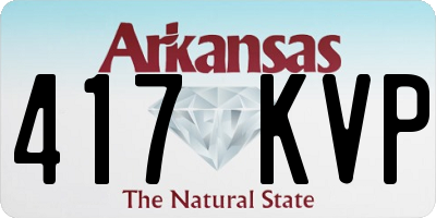 AR license plate 417KVP