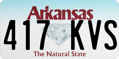 AR license plate 417KVS