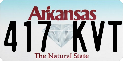 AR license plate 417KVT