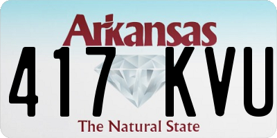 AR license plate 417KVU