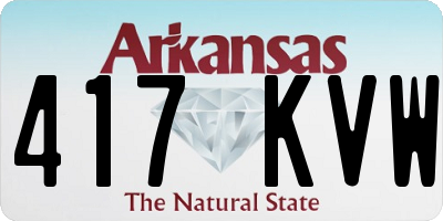 AR license plate 417KVW