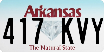 AR license plate 417KVY