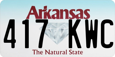 AR license plate 417KWC