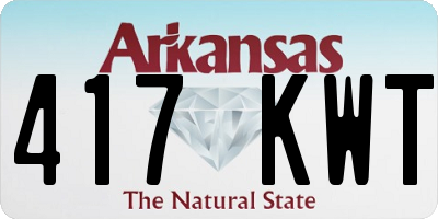 AR license plate 417KWT