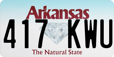 AR license plate 417KWU