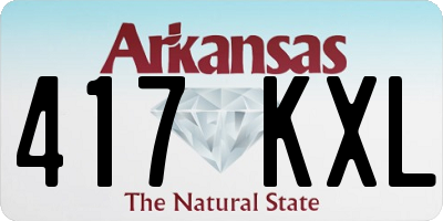 AR license plate 417KXL