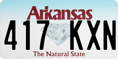 AR license plate 417KXN