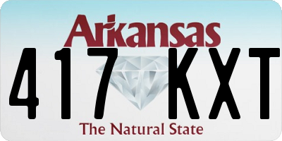 AR license plate 417KXT