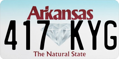 AR license plate 417KYG