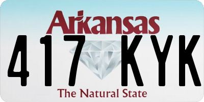 AR license plate 417KYK
