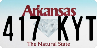 AR license plate 417KYT
