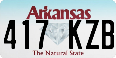 AR license plate 417KZB
