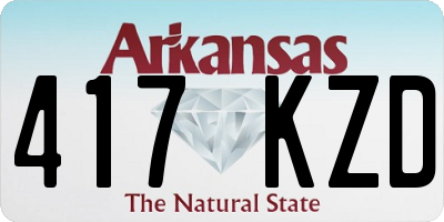 AR license plate 417KZD