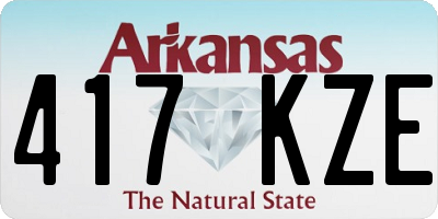 AR license plate 417KZE