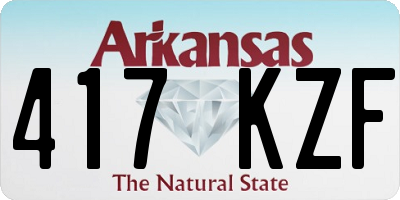 AR license plate 417KZF